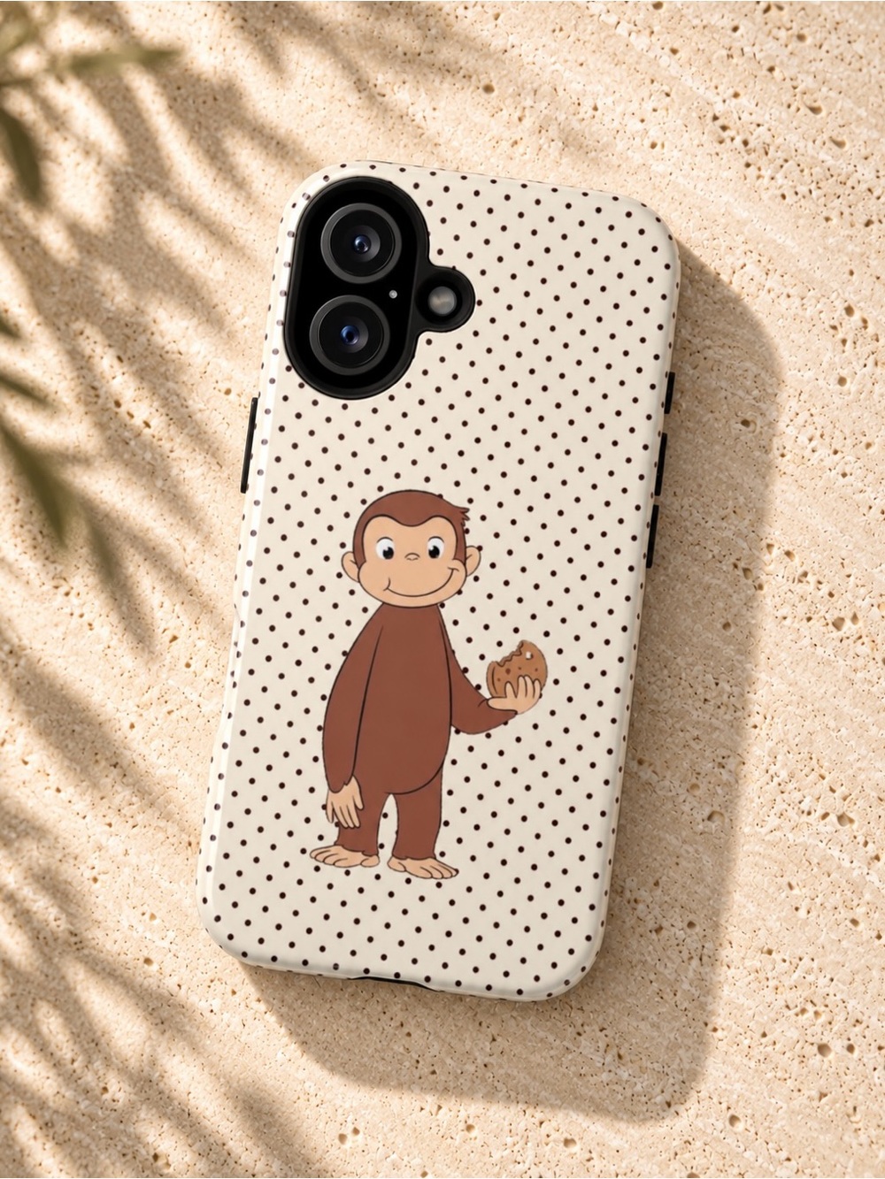 Curious George Monkey Polka Dot Phone Case